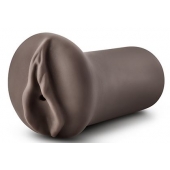 Коричневый мастубратор-вагина Nicole s Kitty - Blush Novelties - в Стерлитамаке купить с доставкой