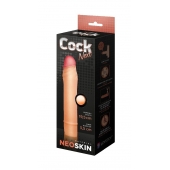 Телесная насадка-удлинитель из неоскин - 19,5 см. - LOVETOY (А-Полимер) - в Стерлитамаке купить с доставкой