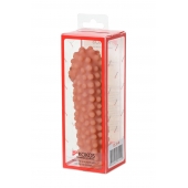 Телесная насадка на фаллос с бугорками KOKOS Extreme Sleeve 10 - 15,8 см. - KOKOS - в Стерлитамаке купить с доставкой