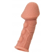 Насадка на фаллос с пузыриками, венками и ребристостью KOKOS Extreme Sleeve 09 - 12,7 см. - KOKOS - в Стерлитамаке купить с доставкой
