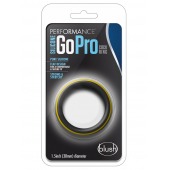 Черно-желтое силиконовое эрекционное кольцо Silicone Go Pro Cock Ring - Blush Novelties - в Стерлитамаке купить с доставкой