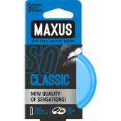 Классические презервативы в железном кейсе MAXUS Classic - 3 шт. - Maxus - купить с доставкой в Стерлитамаке
