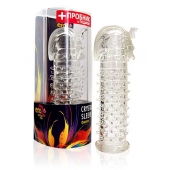 Закрытая прозрачная насадка на пенис Crystal Sleeve Faraon - 13,5 см. - Erowoman-Eroman - в Стерлитамаке купить с доставкой