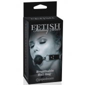 Черный кляп с дырочками Breathable Ball Gag - Pipedream - купить с доставкой в Стерлитамаке