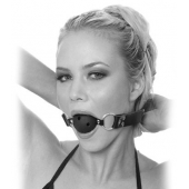 Черный кляп с дырочками Breathable Ball Gag - Pipedream - купить с доставкой в Стерлитамаке