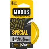Презервативы с точками и рёбрами в железном кейсе MAXUS Special - 3 шт. - Maxus - купить с доставкой в Стерлитамаке