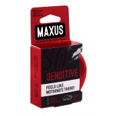 Ультратонкие презервативы в железном кейсе MAXUS Sensitive - 3 шт. - Maxus - купить с доставкой в Стерлитамаке