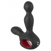 Черный вибромассажер простаты с нагревом и ротацией Prostate Plug - 14,5 см. - Orion - в Стерлитамаке купить с доставкой