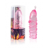 Закрытая рельефная насадка Crystal sleeve snakes в виде змеи с усиками - 14 см. - Erowoman-Eroman - в Стерлитамаке купить с доставкой