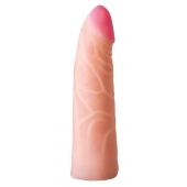 Фаллическая насадка на трусики харнесс - 17,5 см. - LOVETOY (А-Полимер) - купить с доставкой в Стерлитамаке