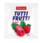 Пробник гель-смазки Tutti-frutti с малиновым вкусом - 4 гр. - Биоритм - купить с доставкой в Стерлитамаке
