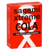 Ароматизированные презервативы Sagami Xtreme COLA - 3 шт. - Sagami - купить с доставкой в Стерлитамаке