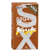 Презервативы Sagami Xtreme FEEL UP с точечной текстурой и линиями прилегания - 10 шт. - Sagami - купить с доставкой в Стерлитамаке