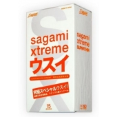 Ультратонкие презервативы Sagami Xtreme SUPERTHIN - 15 шт. - Sagami - купить с доставкой в Стерлитамаке