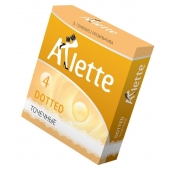 Презервативы Arlette Dotted с точечной текстурой - 3 шт. - Arlette - купить с доставкой в Стерлитамаке