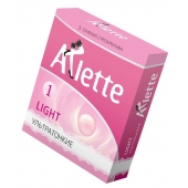 Ультратонкие презервативы Arlette Light - 3 шт. - Arlette - купить с доставкой в Стерлитамаке