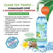 Очищающий спрей для игрушек CLEAR TOY Tropic - 100 мл. - Биоритм - купить с доставкой в Стерлитамаке
