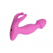 Розовый стимулятор простаты с усиками - 15 см. - 4sexdreaM - в Стерлитамаке купить с доставкой