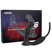 Черная анальная пробка NEXUS SIMUL8 с фиксацией на теле кольцами - Nexus Range - в Стерлитамаке купить с доставкой