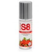 Смазка на водной основе S8 Flavored Lube со вкусом клубники - 125 мл. - Stimul8 - купить с доставкой в Стерлитамаке
