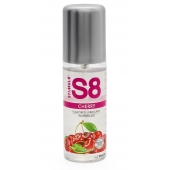 Смазка на водной основе S8 Flavored Lube со вкусом вишни - 125 мл. - Stimul8 - купить с доставкой в Стерлитамаке