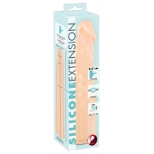 Телесная насадка-удлинитель Silicone Extension - 19 см. - Orion - в Стерлитамаке купить с доставкой