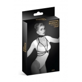 Черная упряжь на грудь Julia - Bijoux Pour Toi - купить с доставкой в Стерлитамаке