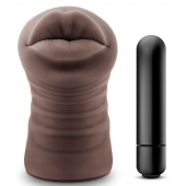 Коричневый мастурбатор-ротик Renee - Blush Novelties - в Стерлитамаке купить с доставкой