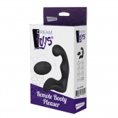 Черный вибромассажер простаты REMOTE BOOTY PLEASER - Dream Toys - в Стерлитамаке купить с доставкой