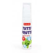 Гель-смазка Tutti-frutti со вкусом сладкой мяты - 30 гр. - Биоритм - купить с доставкой в Стерлитамаке