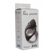 Черное эрекционное виброкольцо Pure Passion Midnight - Lola Games - в Стерлитамаке купить с доставкой