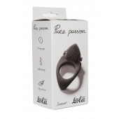 Черное эрекционное виброкольцо Pure Passion Sunset - Lola Games - в Стерлитамаке купить с доставкой