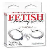 Металлические наручники Beginner s Metal Cuffs - Pipedream - купить с доставкой в Стерлитамаке