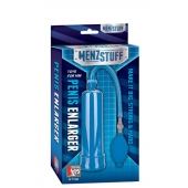 Синяя вакуумная помпа MENZSTUFF PENIS ENLARGER - Dream Toys - в Стерлитамаке купить с доставкой