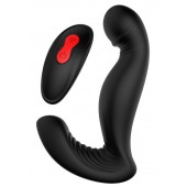 Черный вибромассажер простаты SWIRLING P-PLEASER - Dream Toys - в Стерлитамаке купить с доставкой