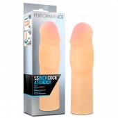 Телесная насадка-удлинитель на пенис PERFORMANCE 1.5INCH COCK XTENDER - 16 см. - Blush Novelties - в Стерлитамаке купить с доставкой