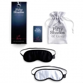 Набор из двух масок на глаза Soft Blindfold Twin Pack - Fifty Shades of Grey - купить с доставкой в Стерлитамаке