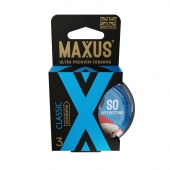 Классические презервативы в пластиковом кейсе MAXUS Classic - 3 шт. - Maxus - купить с доставкой в Стерлитамаке