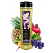 Массажное масло Libido Exotic Fruits с ароматом экзотических фруктов - 240 мл. - Shunga - купить с доставкой в Стерлитамаке
