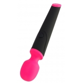 Черно-розовый вибростимулятор ASTER - 19,5 см. - ToyFa в Стерлитамаке Черно-розовый вибростимулятор ASTER - 19,5 см. - ToyFa