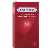Презервативы Torex  Сладкая любовь  с ароматом клубники - 12 шт. - Torex - купить с доставкой в Стерлитамаке