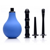 Анальный душ с 3 насадками Premium One-way Valve Anal Douche Set - XR Brands - купить с доставкой в Стерлитамаке