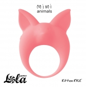 Оранжевое эрекционное кольцо Kitten Kyle - Lola Games - в Стерлитамаке купить с доставкой