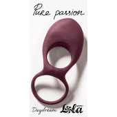 Бордовое эрекционное виброкольцо Daydream - Lola Games - в Стерлитамаке купить с доставкой