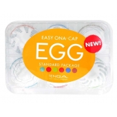 Набор из 6 мастурбаторов Tenga EGG Easy Beat с различным рельефом - Tenga - в Стерлитамаке купить с доставкой