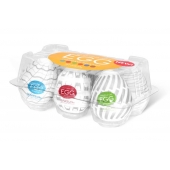 Набор из 6 мастурбаторов Tenga EGG Easy Beat с различным рельефом - Tenga - в Стерлитамаке купить с доставкой