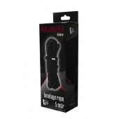 Черная веревка для шибари DELUXE BONDAGE ROPE - 5 м. - Dream Toys - купить с доставкой в Стерлитамаке