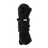 Черная веревка для шибари DELUXE BONDAGE ROPE - 5 м. - Dream Toys - купить с доставкой в Стерлитамаке
