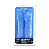 Комплект из 2 прозрачных насадок на пенис PENIS EXTENDER PACK - Dream Toys - в Стерлитамаке купить с доставкой