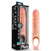 Телесный реалистичный фаллоудлинитель 9 Inch Silicone Cock Sheath Penis Extender - 22,86 см. - Blush Novelties - в Стерлитамаке купить с доставкой